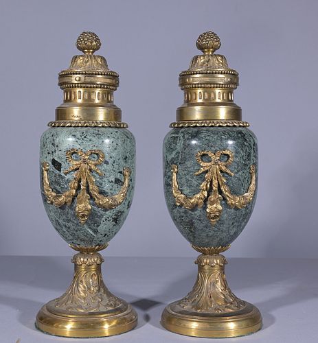 (2) LOUIS XVI STYLE BRONZE