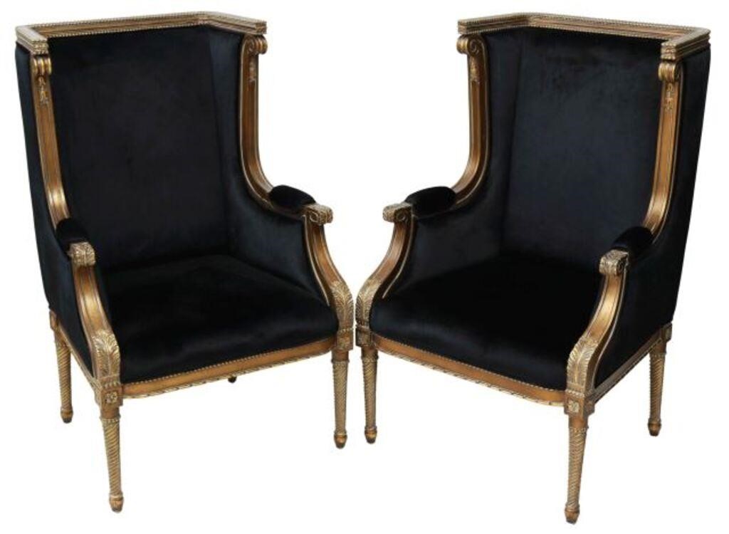 (2) LOUIS XVI STYLE GILTWOOD