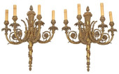 (2) LOUIS XVI STYLE ORMOLU FOU