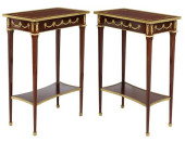 (2) LOUIS XVI STYLE ORMOLU-MOU