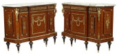 (2) LOUIS XVI STYLE ORMOLU-MOU