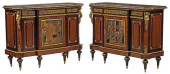(2) LOUIS XVI STYLE ORMOLU-MOU