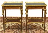 (2) LOUIS XVI STYLE ORMOLU-MOU