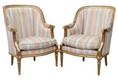 (2) LOUIS XVI STYLE PARCEL-GIL