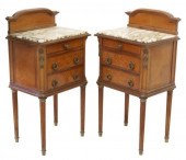 (2)  LOUIS XVI STYLE PARQUETRY