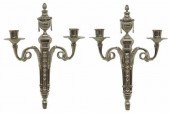 (2) LOUIS XVI STYLE POLISHED N