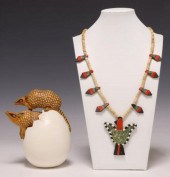 (2) LOURDES RODRIGUEZ SCULPTUR