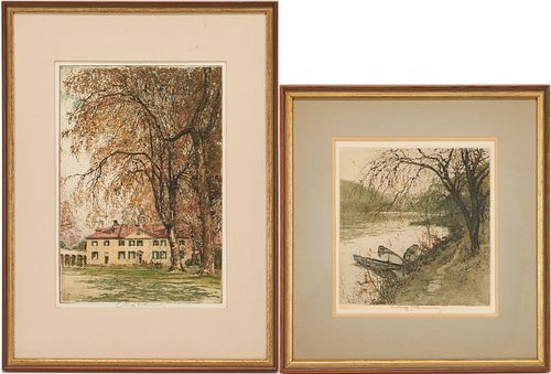 2 LUIGI KASIMIR ETCHINGS, INCL.
