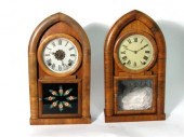 2 mahogany "miniature" ogee sh