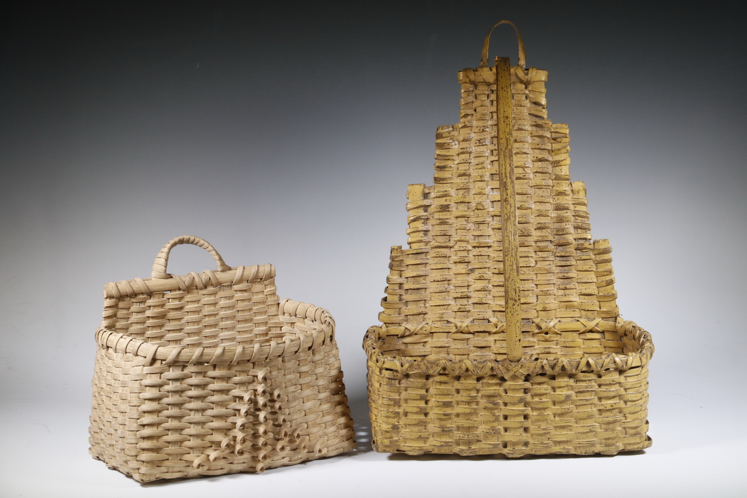 (2) MAINE NATIVE BASKET WALL