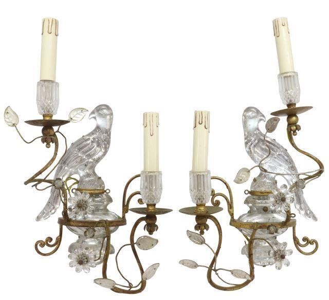 (2) MAISON BAGUES (ATTR) CRYSTAL