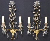 (2) MAISON BAGUES STYLE CRYSTA