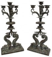 (2) MAITLAND SMITH BRONZE DOLP