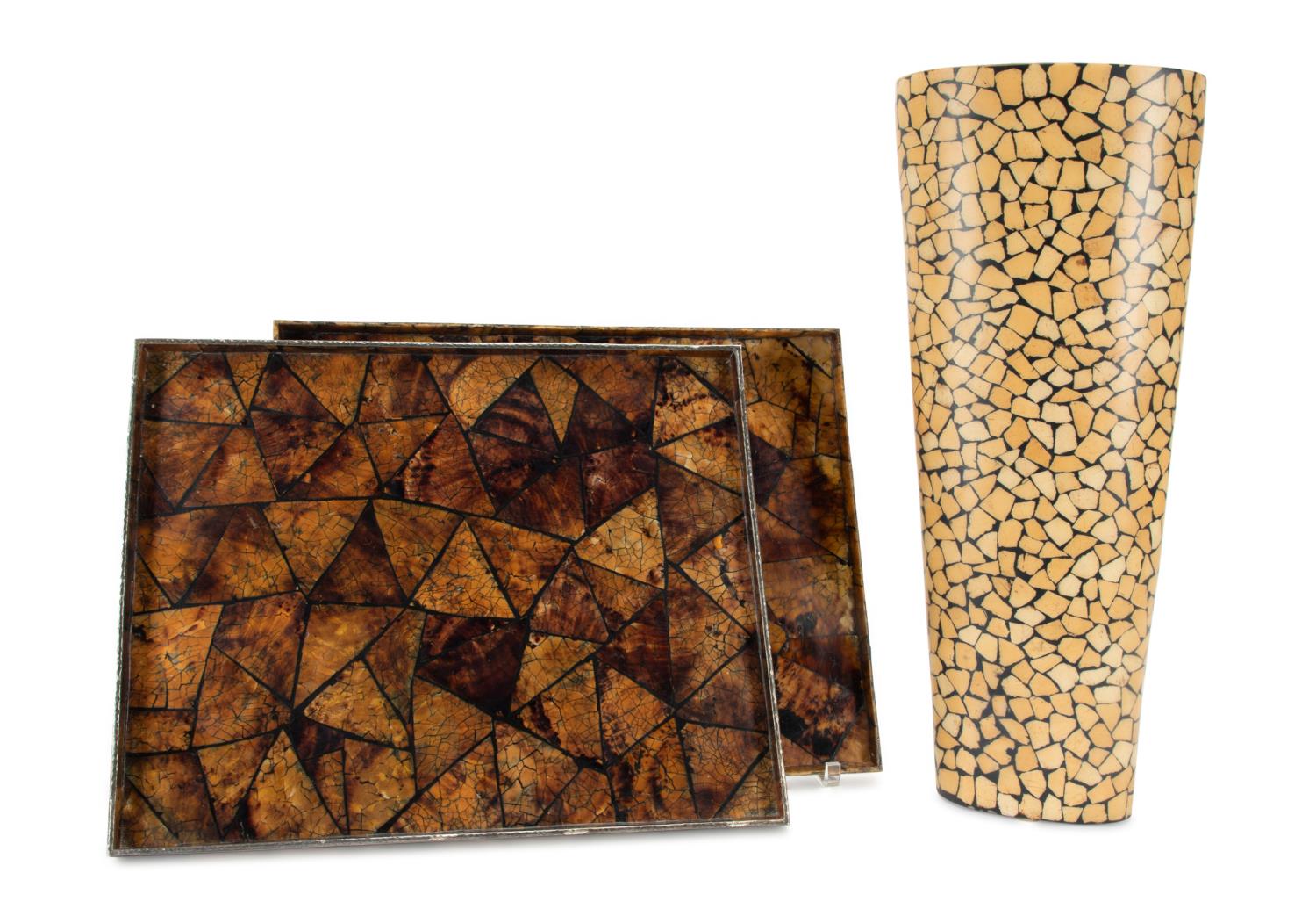 2 MAITLAND-SMITH PENSHELL TRAYS &