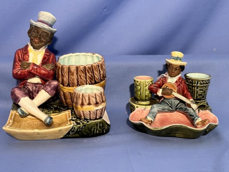 2 MAJOLICA CERAMIC