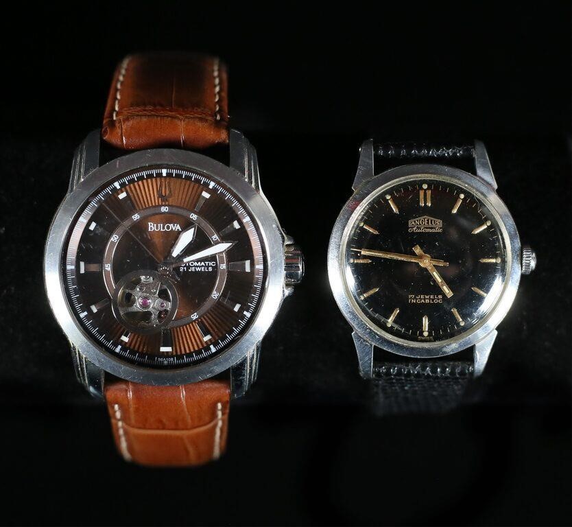 2 MAN'S WATCHES BULOVA & ANGELUS2