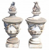 (2) MARBLE GARDEN STATUARY, FL