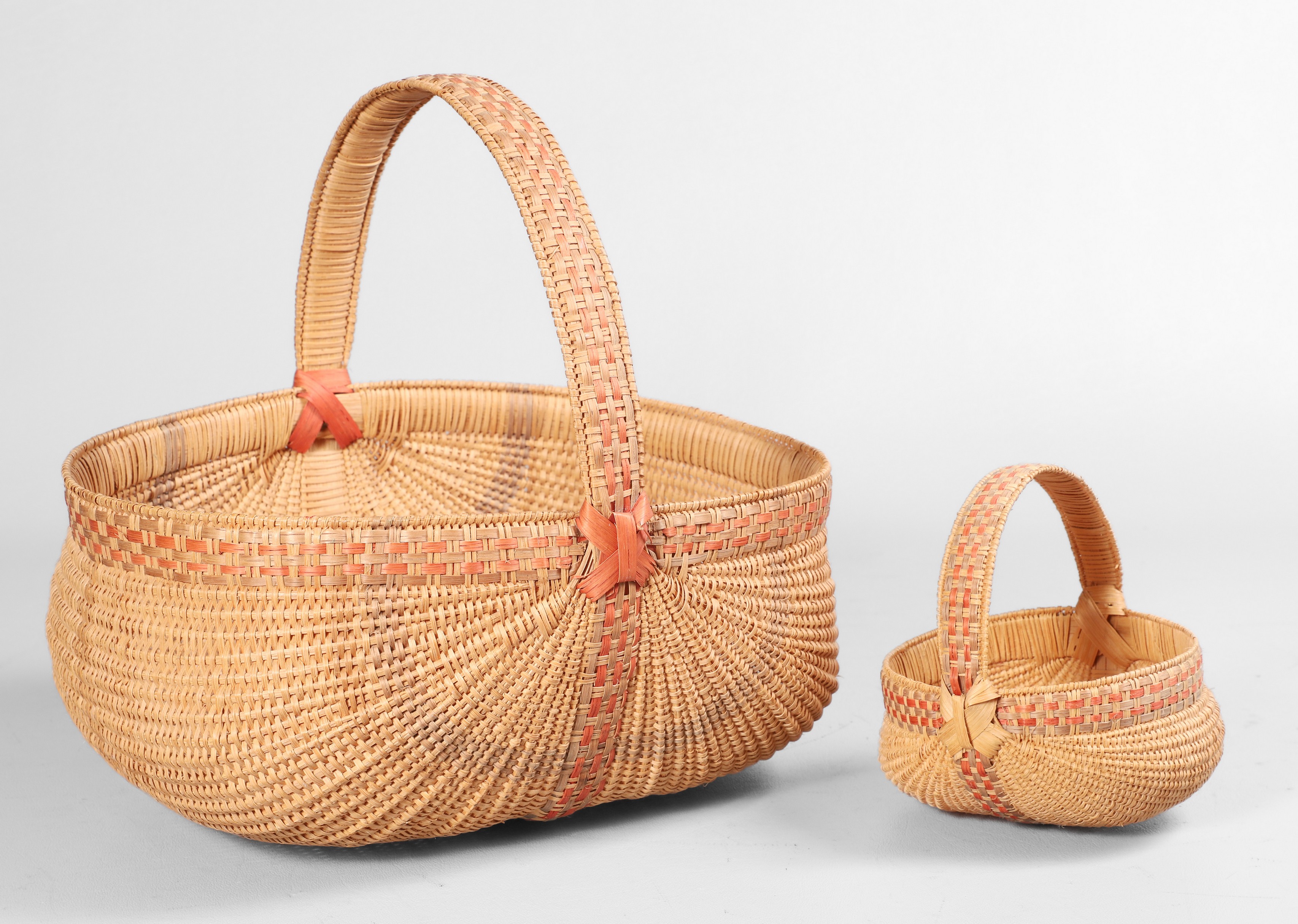 (2) Mary Prater buttocks baskets,