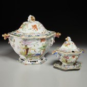 (2) MASON'S 'TABLE & FLOWER PO