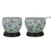 2 MASSIVE 18TH C. CHINESE PORC