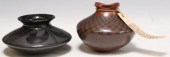 (2) MATA ORTIZ SIGNED POTS REY