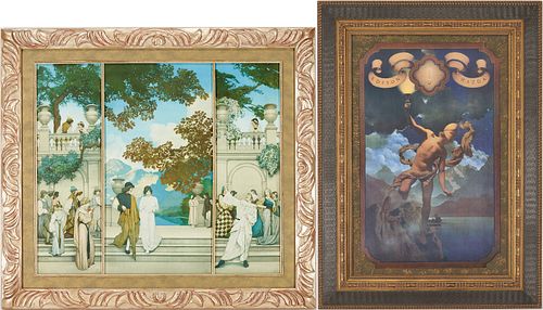 2 MAXFIELD PARRISH PRINTS: