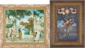 2 MAXFIELD PARRISH PRINTS: FLO