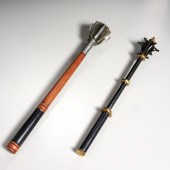 (2) MEDIEVAL STYLE MACES One G