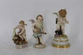 2 MEISSEN & 1 MEISSEN STYLE PO