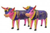(2) METEPEC MEXICO PAINT DECOR