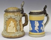 (2) METTLACH 'FOUR SEASONS' &