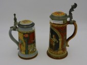 (2) METTLACH STEINS. NUMBER 26