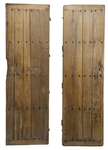 (2) MEXICAN MESQUITE RUSTIC