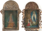 2 MEXICAN RETABLOS, OUR LADY O