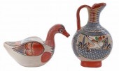 (2) MEXICAN TONALA FOLK ART PO