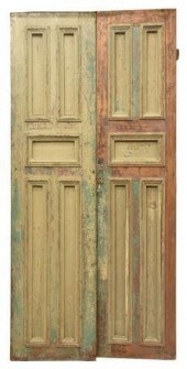 (2) MEXICO 19TH C. PINE & MESQ