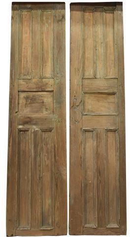 (2) MEXICO 19TH C. PINE &