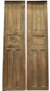 (2) MEXICO 19TH C. PINE & MESQ