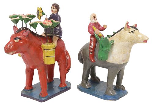 (2) MEXICO FOLK ART POTTERY