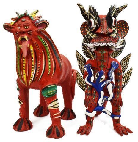 (2) MEXICO FOLK ART POTTERY