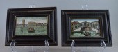 2 MICROMOSAIC VENETIAN CANAL S