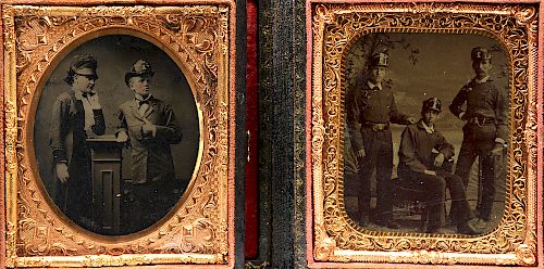 2 MID-19TH CENTURY 1/6 PLATE