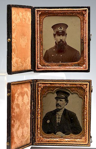 2 MID-19TH CENTURY 1/6 PLATE