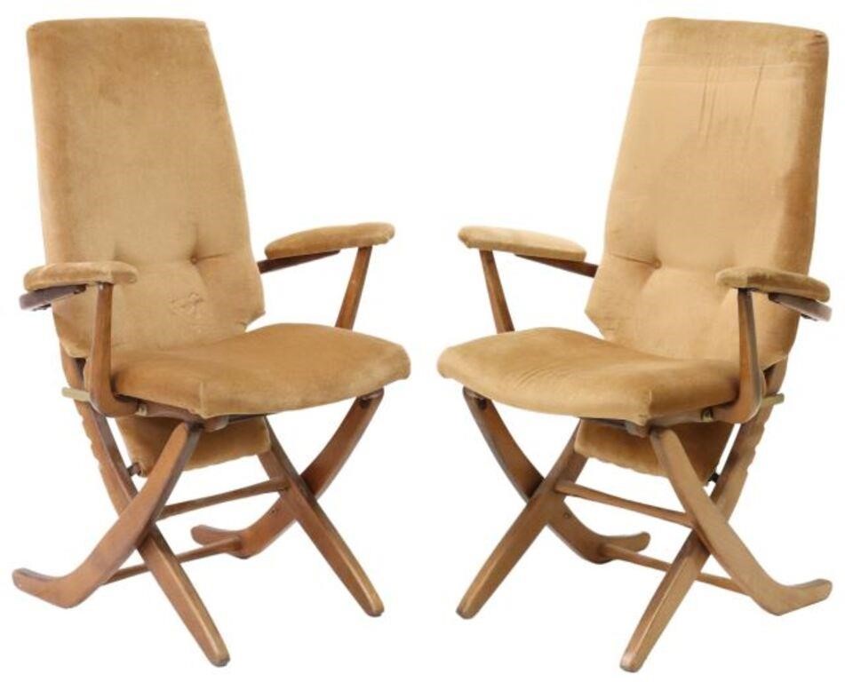 (2) MID-CENTURY MODERN ADJUSTABLE