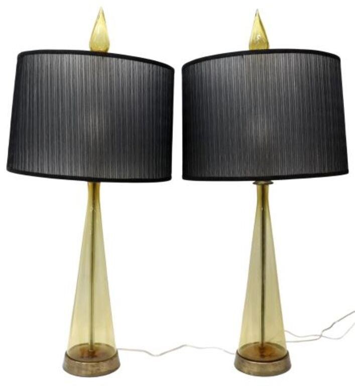 2) MID-CENTURY MODERN MARBRO ART