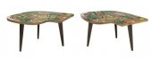(2) MID-CENTURY MODERN MOSAIC
