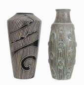 (2) MID CENTURY MODERN POTTERY