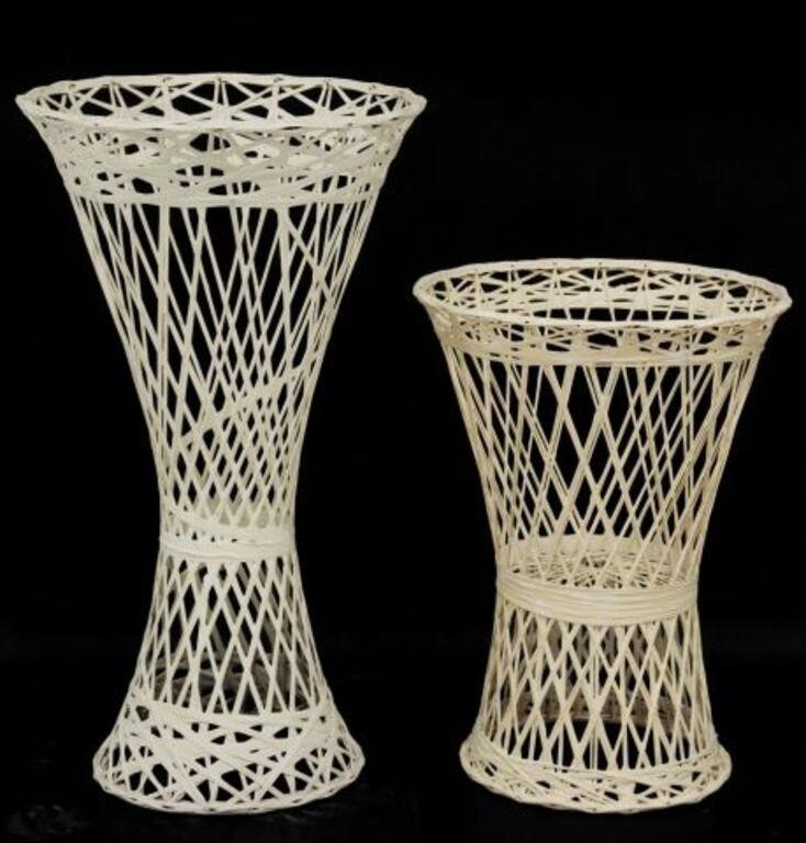 2) MID-CENTURY MODERN SPUN
