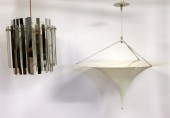 2 MIDCENTURY CHANDELIERS. To i