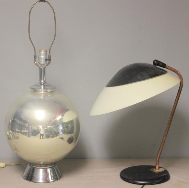 2 Midcentury Lamps.From a Manhasset